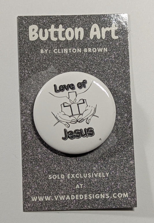 Love of Jesus pin/button