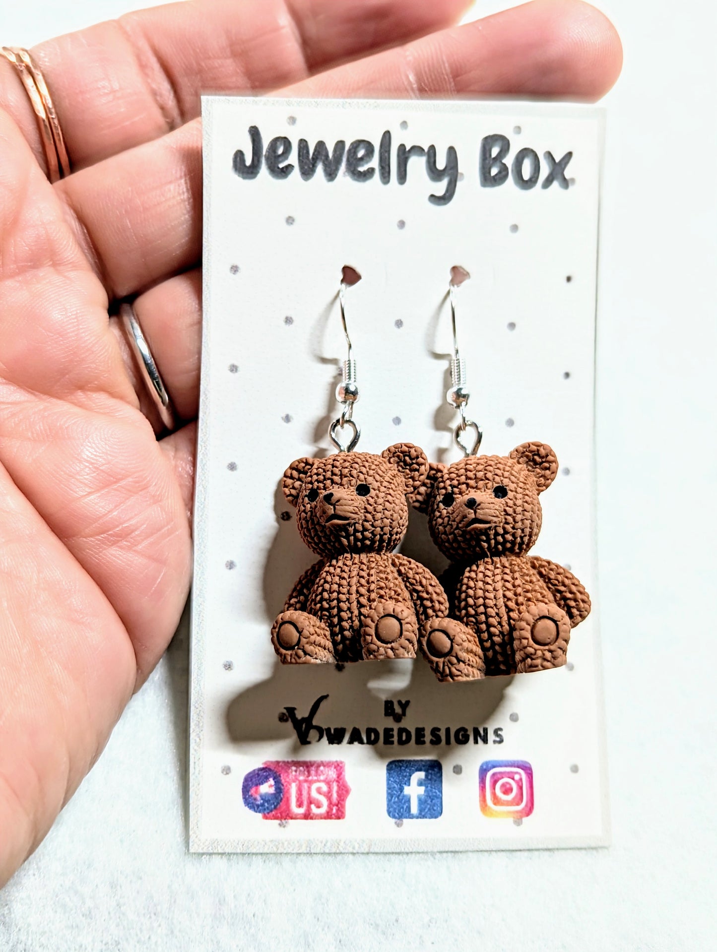 Teddy bear Earrings