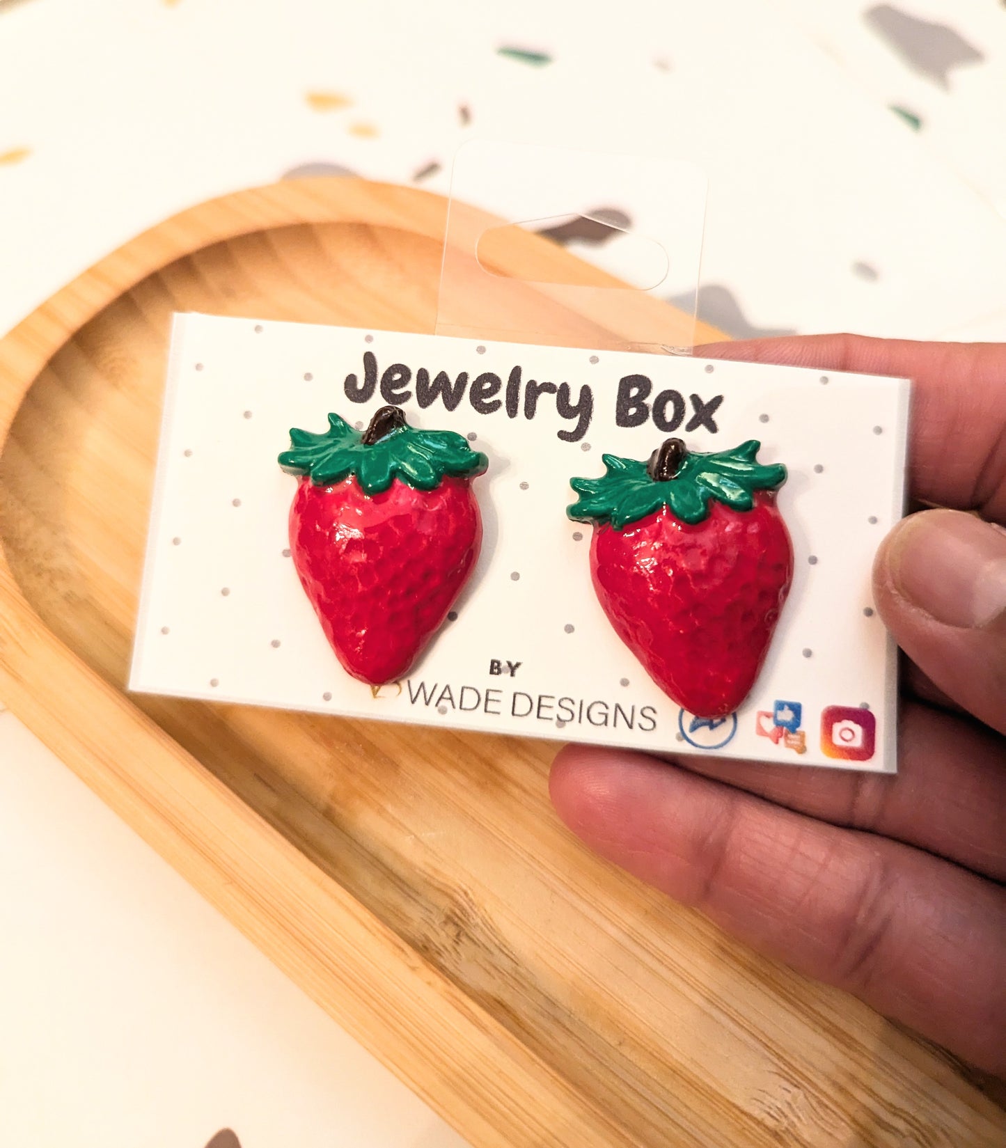 Strawberry Stud Earrings