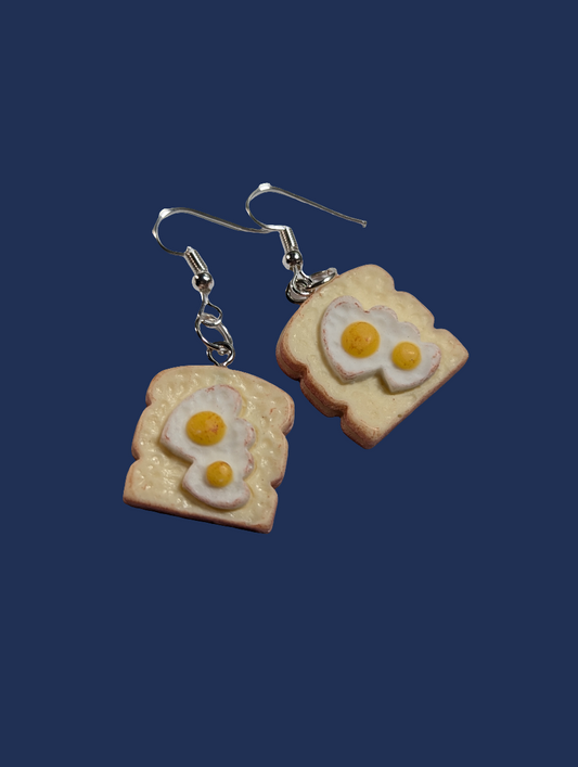 Eggs & Toast earrings