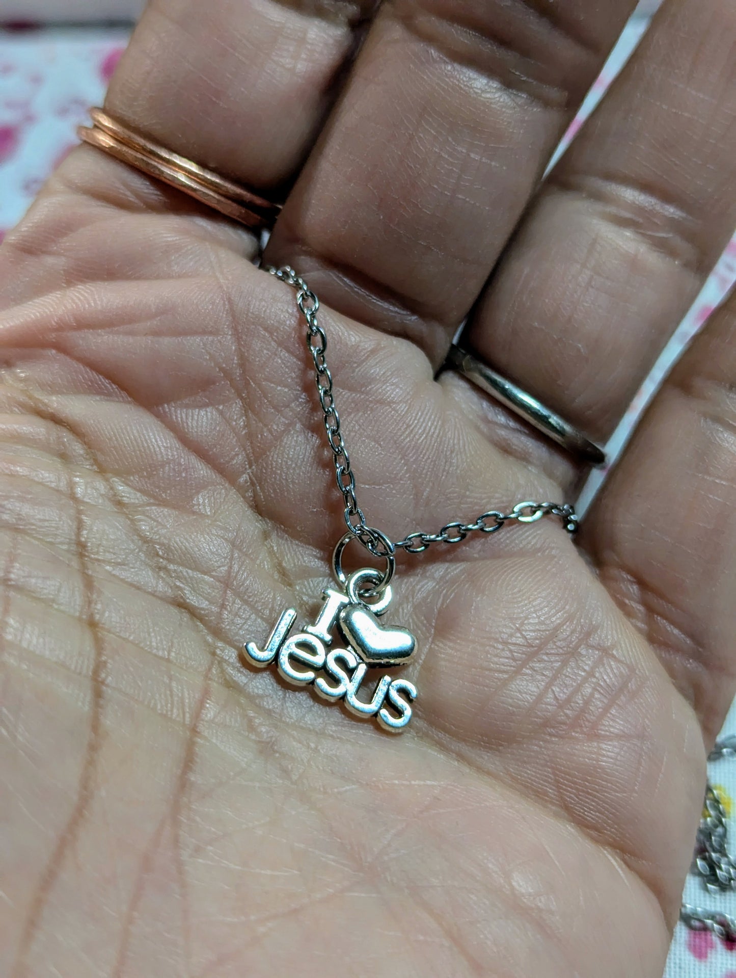 I Love Jesus necklace