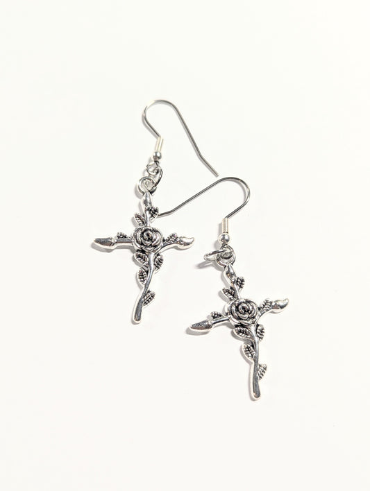 Cross earrings